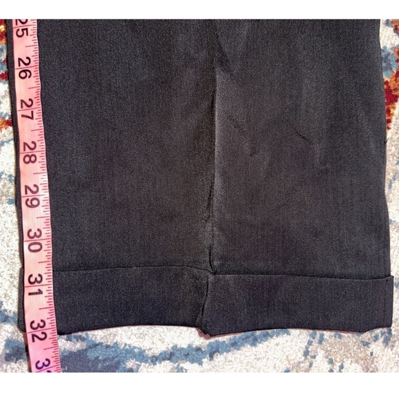 NWT Louis Raphael Men’s Ebony Mario Black Slacks Dress Pants 40x32 Tailored - Picture 11 of 11